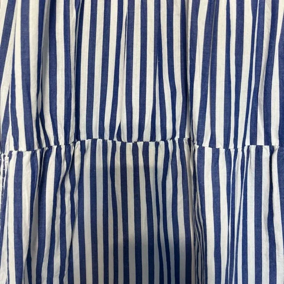 Pomander Place Blue and White Striped Mini Dress - Picture 12 of 13